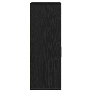 vidaXL Πλαϊνό γραφείο Μαύρη Οξυά 60x30x84cm Επεξεργασμένο Ξύλο 1 τεμ.