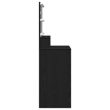 vidaXL Τραπέζι περιποίησης Μαύρη Οξυά 80x41x134,5cm