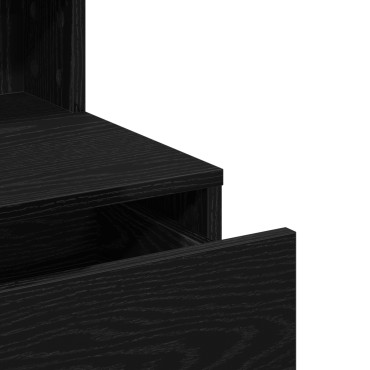 vidaXL Τραπέζι περιποίησης Μαύρη Οξυά 80x41x134,5cm
