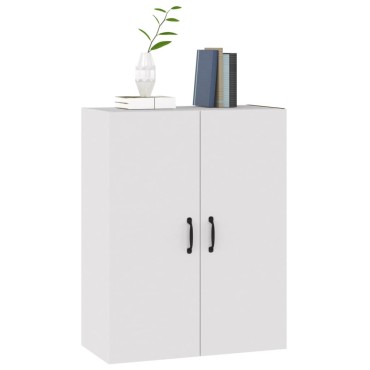 vidaXL Ντουλάπι Κρεμαστό Λευκό 69,5x34x90cm από Επεξεργασμένο Ξύλο 1 τεμ.