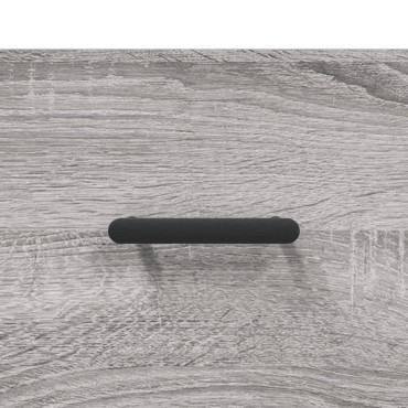 vidaXL Κομοδίνα Επιτοίχια Γκρι Sonoma 35x35x20cm