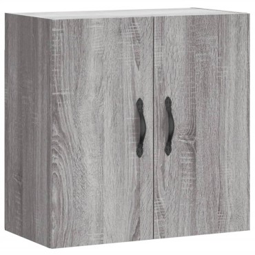 vidaXL Ντουλάπι Τοίχου Γκρι Sonoma 60x31x60cm από Επεξεργασμένο Ξύλο 1 τεμ.