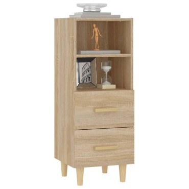 vidaXL Ντουλάπι Sonoma Δρυς 34,5x34x90cm από Επεξεργασμένο Ξύλο 1 τεμ.