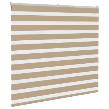vidaXL Ζέβρα τυφλή 155x150 cm Πλάτος υφάσματος 150,9 εκ. Πολυεστέρας