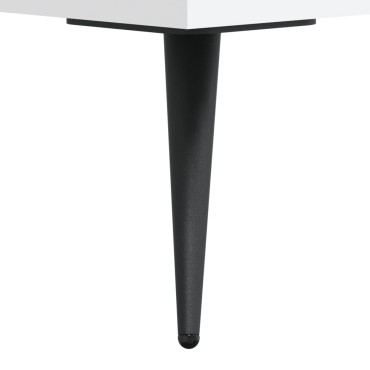 vidaXL Ντουλάπι Λευκό 34,5x34x180cm από Επεξεργασμένο Ξύλο 1 τεμ.