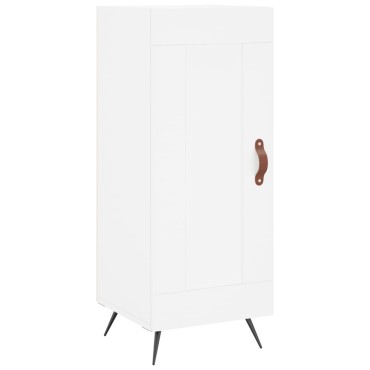 vidaXL Ντουλάπι Λευκό 34,5x34x180cm από Επεξεργασμένο Ξύλο 1 τεμ.