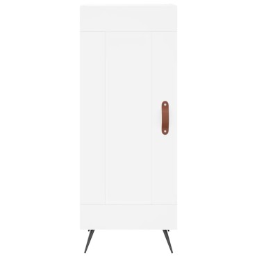 vidaXL Ντουλάπι Λευκό 34,5x34x180cm από Επεξεργασμένο Ξύλο 1 τεμ.