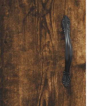vidaXL Ντουλάπι Τοίχου Καπνιστή Δρυς 60x31x60cm Επεξεργασμένο Ξύλο 1 τεμ.