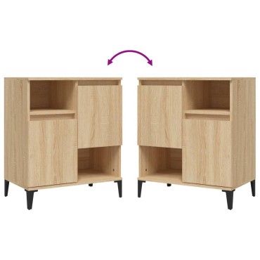 vidaXL Συρταριέρα Sonoma Δρυς 60x35x70cm Επεξεργασμένο Ξύλο 1 τεμ.