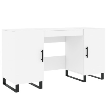 vidaXL Γραφείο Λευκό 140x50x75cm από Επεξεργασμένο Ξύλο 1 τεμ.