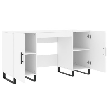 vidaXL Γραφείο Λευκό 140x50x75cm από Επεξεργασμένο Ξύλο 1 τεμ.