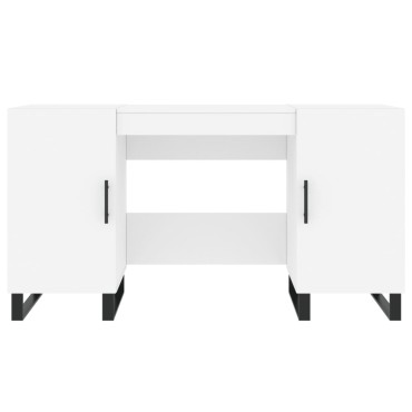 vidaXL Γραφείο Λευκό 140x50x75cm από Επεξεργασμένο Ξύλο 1 τεμ.