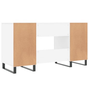 vidaXL Γραφείο Λευκό 140x50x75cm από Επεξεργασμένο Ξύλο 1 τεμ.