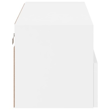 vidaXL Έπιπλο Τοίχου Τηλεόρασης Λευκό 80x30x30cm από Επεξ. Ξύλο