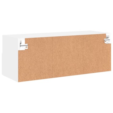 vidaXL Έπιπλο Τοίχου Τηλεόρασης Λευκό 80x30x30cm από Επεξ. Ξύλο