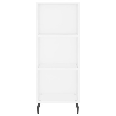 vidaXL Ντουλάπι Λευκό 34,5x34x180cm από Επεξεργασμένο Ξύλο 1 τεμ.