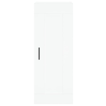 vidaXL Ντουλάπι Λευκό 34,5x34x180cm από Επεξεργασμένο Ξύλο 1 τεμ.