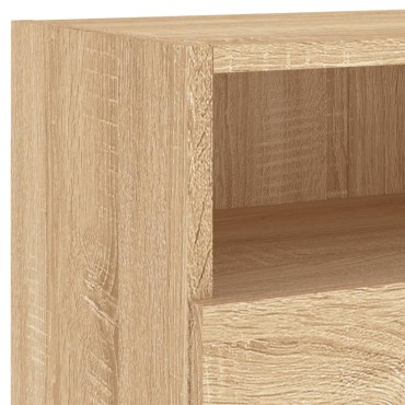 vidaXL Έπιπλο Τοίχου Τηλεόρασης Sonoma Δρυς 80x30x30cm από Επεξ. Ξύλο