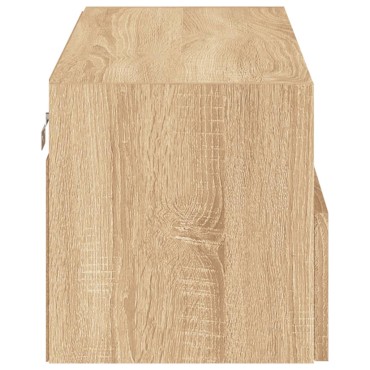vidaXL Έπιπλο Τοίχου Τηλεόρασης Sonoma Δρυς 80x30x30cm από Επεξ. Ξύλο