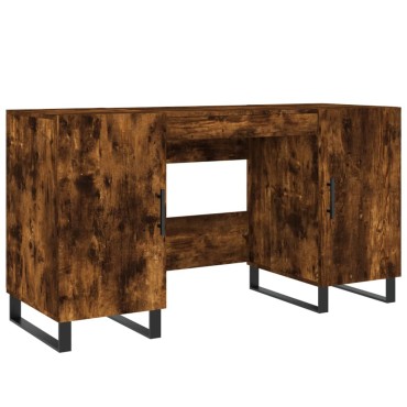 vidaXL Γραφείο Καπνιστή Δρυς 140x50x75cm από Επεξεργασμένο Ξύλο 1 τεμ.