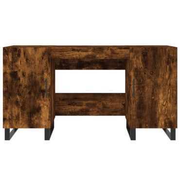 vidaXL Γραφείο Καπνιστή Δρυς 140x50x75cm από Επεξεργασμένο Ξύλο 1 τεμ.