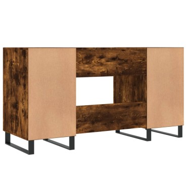 vidaXL Γραφείο Καπνιστή Δρυς 140x50x75cm από Επεξεργασμένο Ξύλο 1 τεμ.