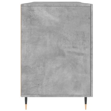 vidaXL Γραφείο Γκρι Σκυροδέματος 140x50x75cm από Επεξεργ. Ξύλο 1 τεμ.