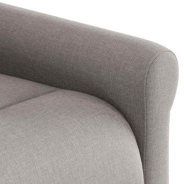 vidaXL Πολυθρόνα Ανακλινόμενη Taupe Υφασμάτινη 50x59cm 1 τεμ.