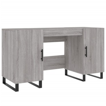 vidaXL Γραφείο Γκρι Sonoma 140x50x75cm από Επεξεργασμένο Ξύλο 1 τεμ.
