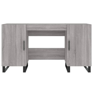 vidaXL Γραφείο Γκρι Sonoma 140x50x75cm από Επεξεργασμένο Ξύλο 1 τεμ.