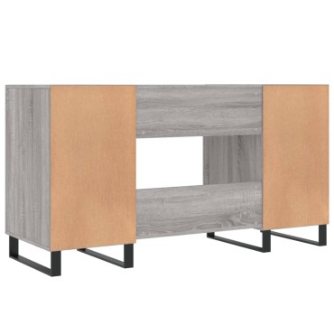 vidaXL Γραφείο Γκρι Sonoma 140x50x75cm από Επεξεργασμένο Ξύλο 1 τεμ.