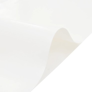 vidaXL Μουσαμάς Λευκός 1 x 2,5 μ. 650 γρ./μ²