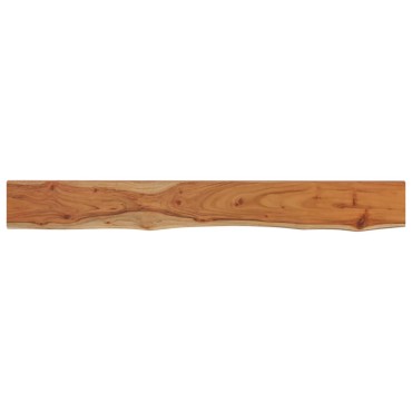 vidaXL Ράφι Επιτοίχιο Ορθ. Live Edge 180x20x3,8cm Μασίφ Ξύλο Ακακίας