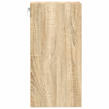 vidaXL κρεμαστό ντουλάπι Riga Sonoma Δρυς 20x29,5x60cm 1 τεμ.