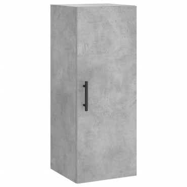 vidaXL Ντουλάπι Τοίχου Γκρι Σκυροδέματος 34,5x34x90cm 1 τεμ.