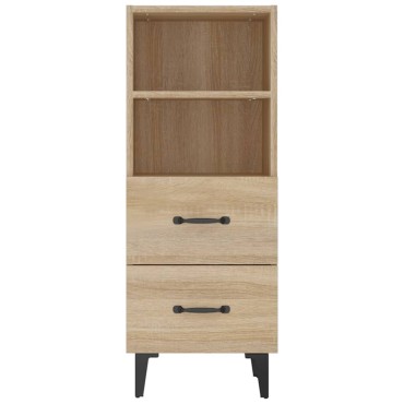 vidaXL Ντουλάπι Sonoma Δρυς 34,5x34x90cm από Επεξεργασμένο Ξύλο 1 τεμ.