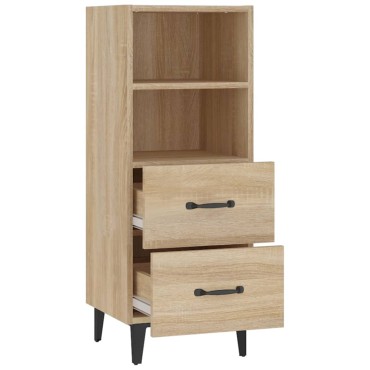 vidaXL Ντουλάπι Sonoma Δρυς 34,5x34x90cm από Επεξεργασμένο Ξύλο 1 τεμ.