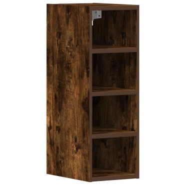 vidaXL Κρεμαστό Ντουλάπι "Riga" Καπνιστή Δρυς 20x29,5x60cm από Τεχνητό Ξύλο 1 τεμ.