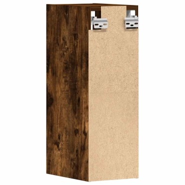 vidaXL Κρεμαστό Ντουλάπι "Riga" Καπνιστή Δρυς 20x29,5x60cm από Τεχνητό Ξύλο 1 τεμ.