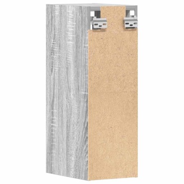 vidaXL Κρεμαστό Ντουλάπι "Riga" Γκρι Sonoma 20x29,5x60cm από Τεχνητό Ξύλο 1 τεμ.