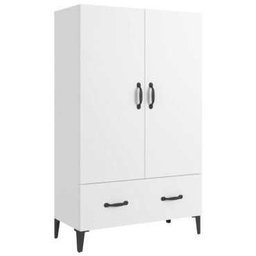 vidaXL Ντουλάπι Λευκό 70x31x115cm από Επεξεργασμένο Ξύλο 1 τεμ.