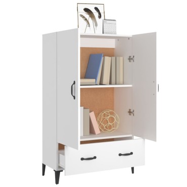 vidaXL Ντουλάπι Λευκό 70x31x115cm από Επεξεργασμένο Ξύλο 1 τεμ.