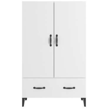 vidaXL Ντουλάπι Λευκό 70x31x115cm από Επεξεργασμένο Ξύλο 1 τεμ.