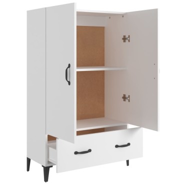 vidaXL Ντουλάπι Λευκό 70x31x115cm από Επεξεργασμένο Ξύλο 1 τεμ.