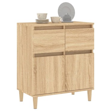 vidaXL Συρταριέρα Sonoma Δρυς 60x35x70cm Επεξεργασμένο Ξύλο 1 τεμ.