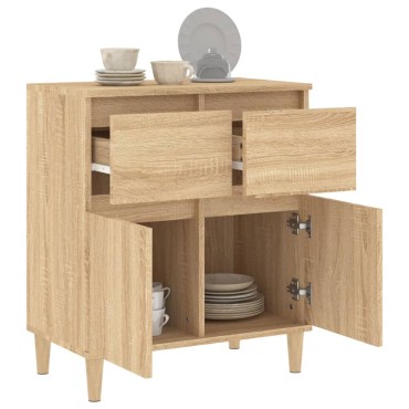 vidaXL Συρταριέρα Sonoma Δρυς 60x35x70cm Επεξεργασμένο Ξύλο 1 τεμ.