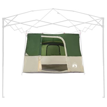 vidaXL Εσωτερική σκηνή με στέγη Πράσινο 280 x 220 x 176 εκ. ταφτάς
