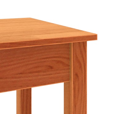 vidaXL Τραπέζι κονσόλας Κερωμένο καφέ 110x40x75cm Στερεό πεύκο
