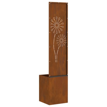 vidaXL Οθόνη Ιδιωτικότητας Κήπου Σκ rusty 32 x 32 x 150 εκ