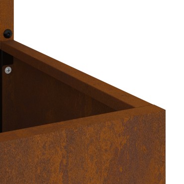 vidaXL Οθόνη Ιδιωτικότητας Κήπου Σκ rusty 32 x 32 x 150 εκ